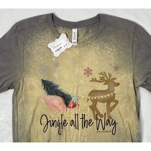 Jingle All The Way Christmas T Shirt Sz S